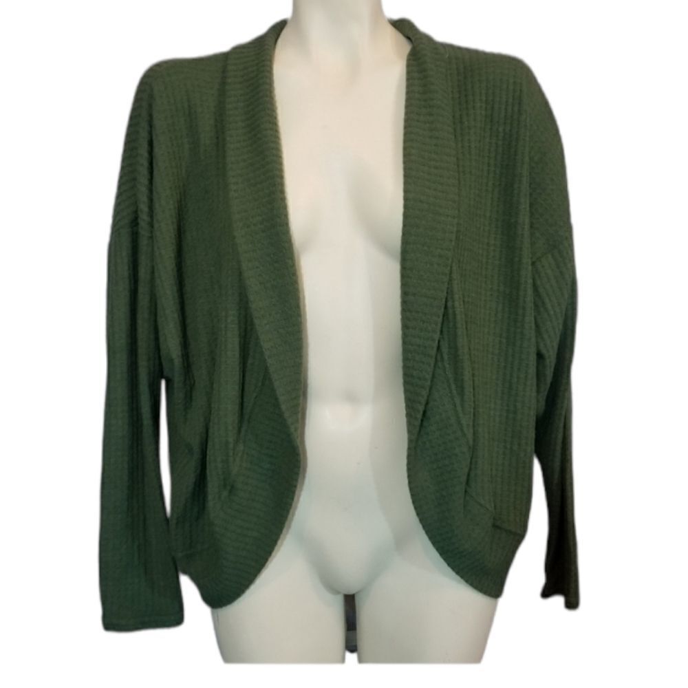 Socialite Forrest Green Cocoon Cardigan Size Small‎
